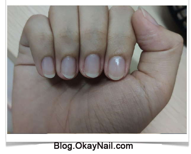 before nail care process